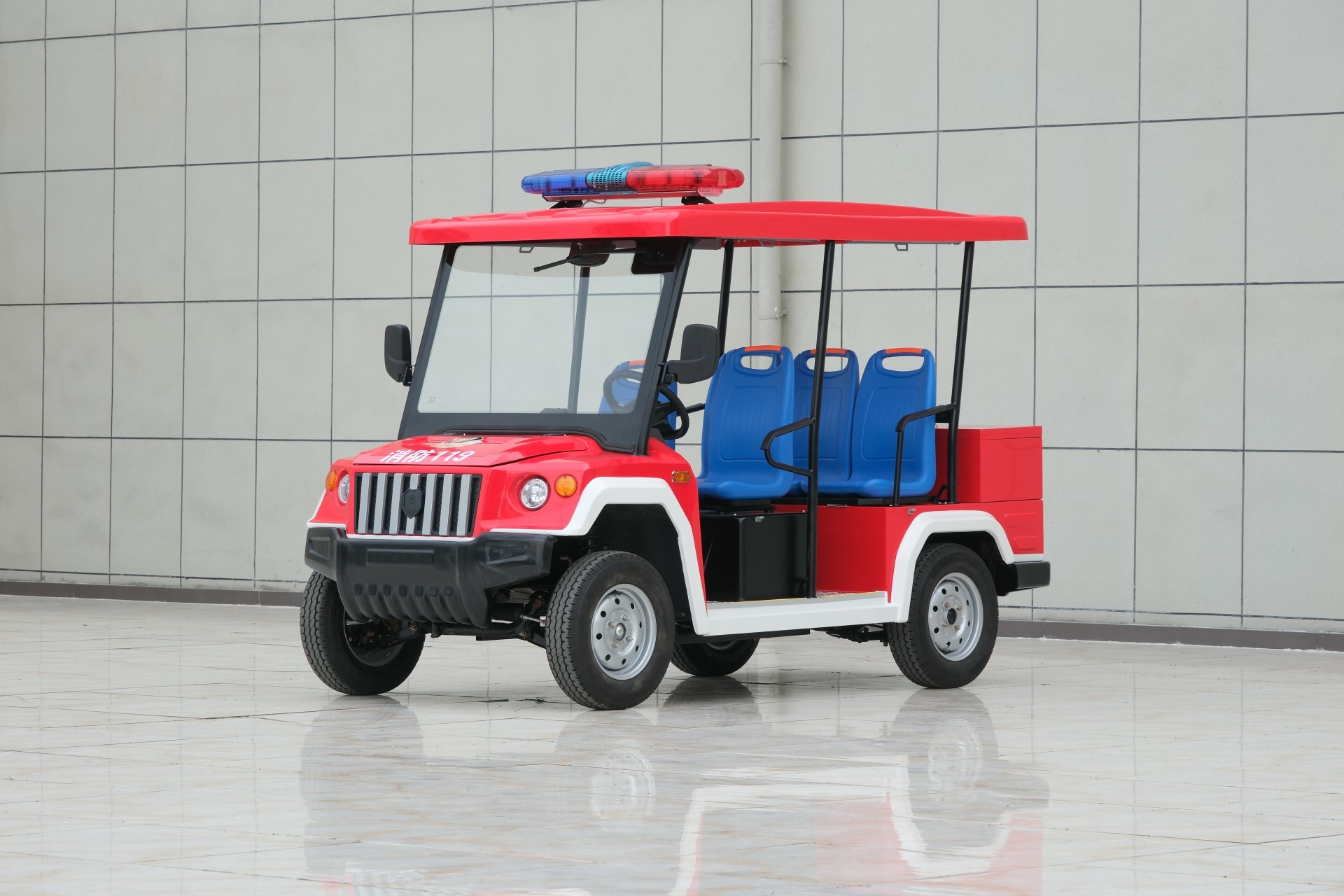 [Hummer H5 Firefighting Red Sunshade]