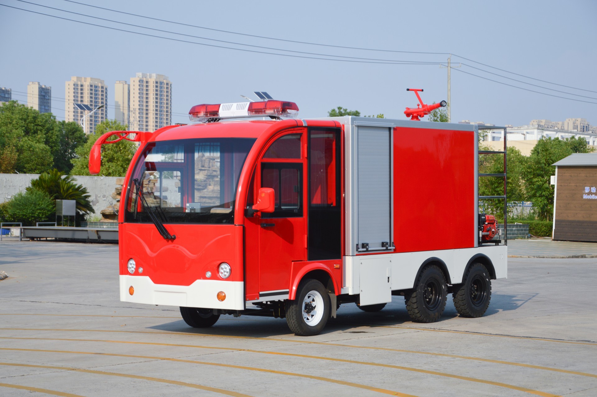 [3T Fire Truck Double-Axle Water Cannon]