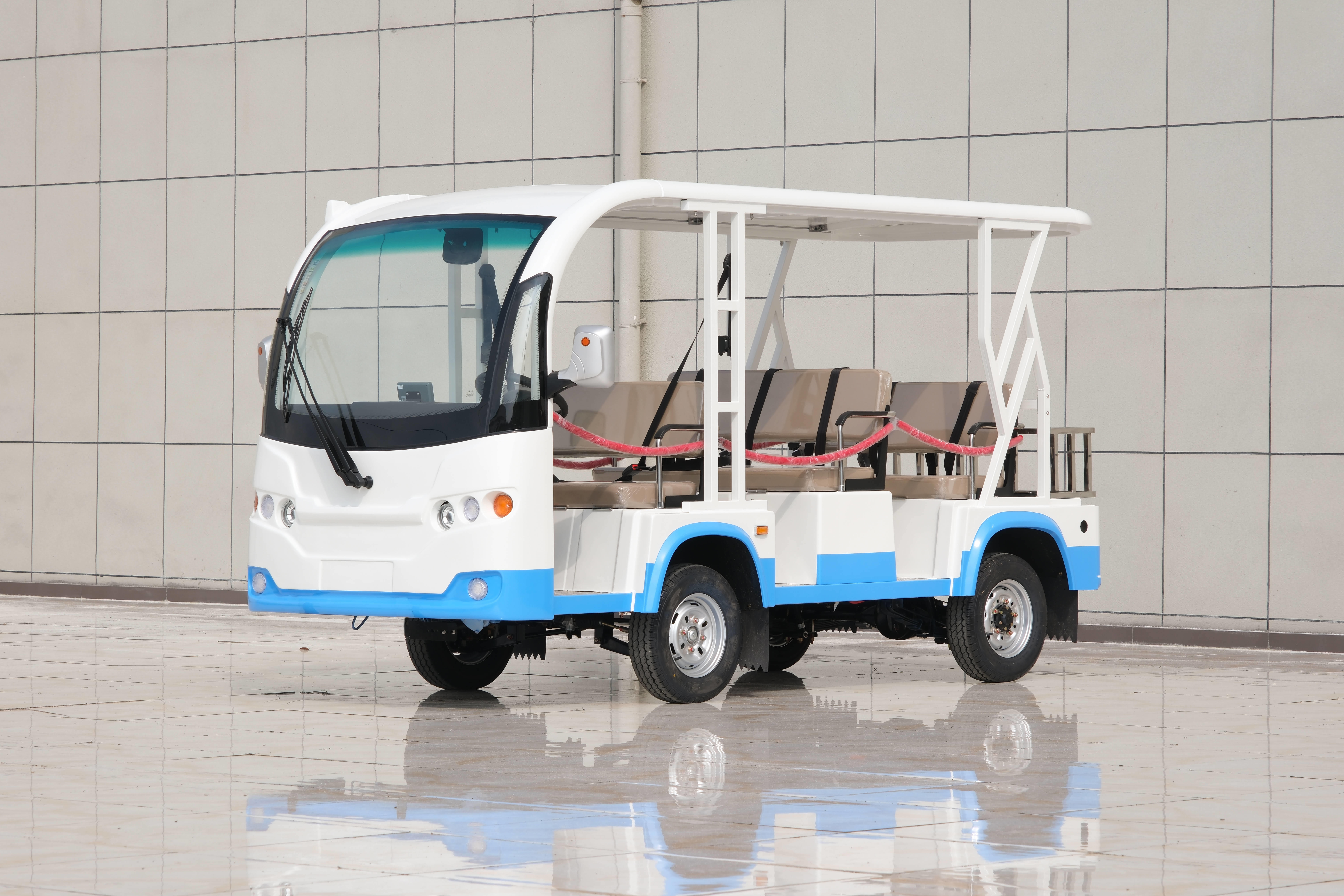 8座悬浮顶观光车