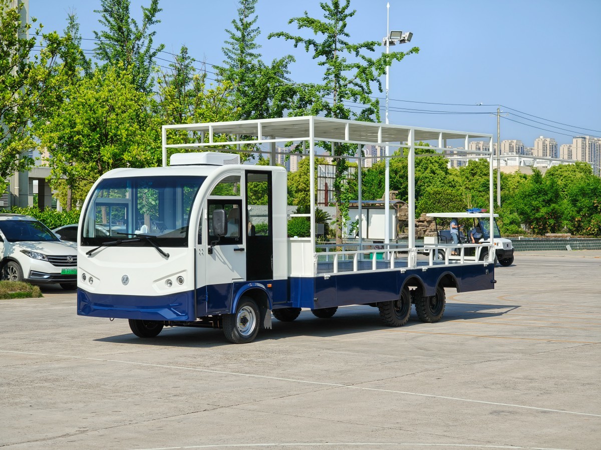 3T cargo box K, enclosed top white, bottom warning blue, air conditioning tarpaulin, double bridge