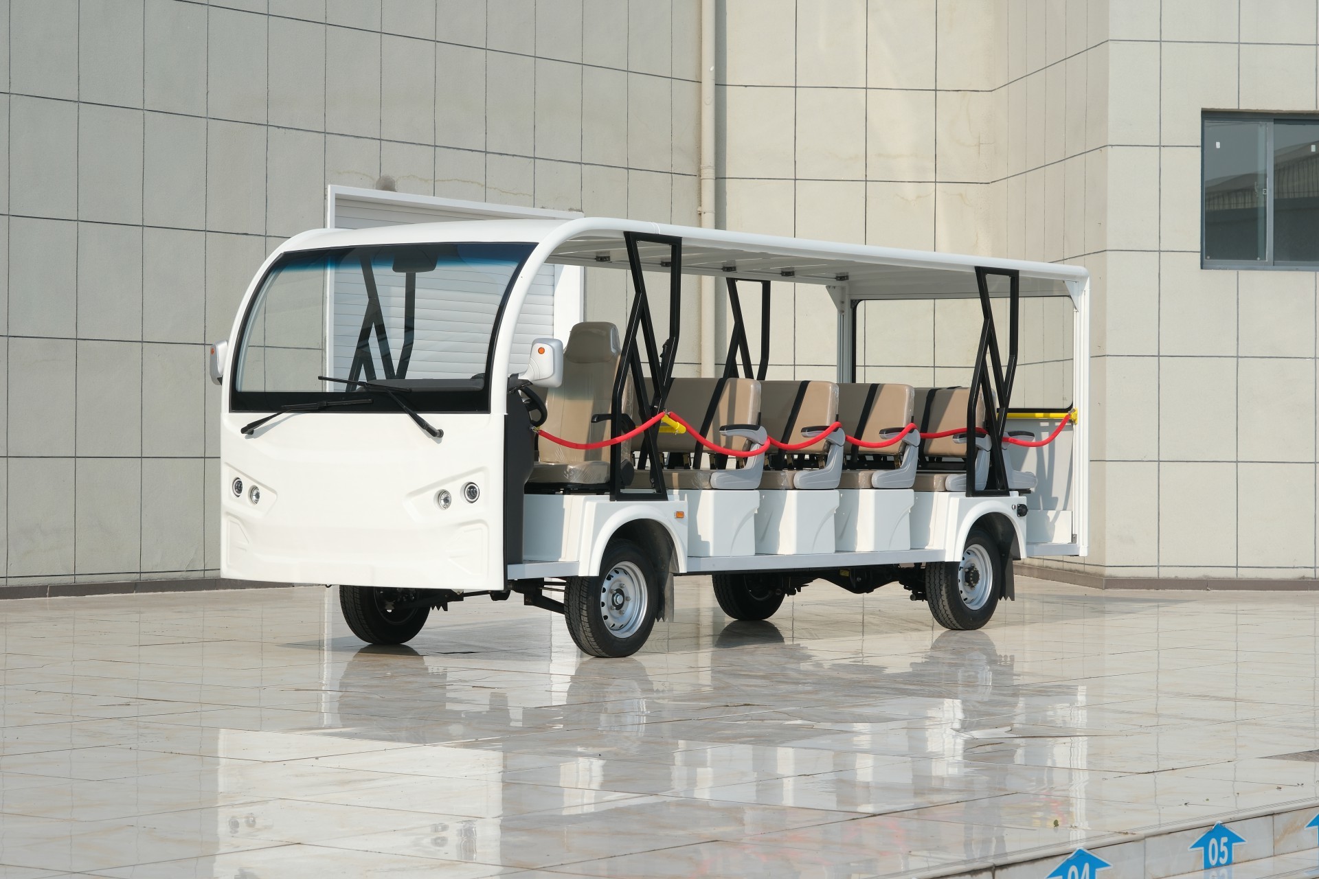 [23-seat K open white standard configuration]