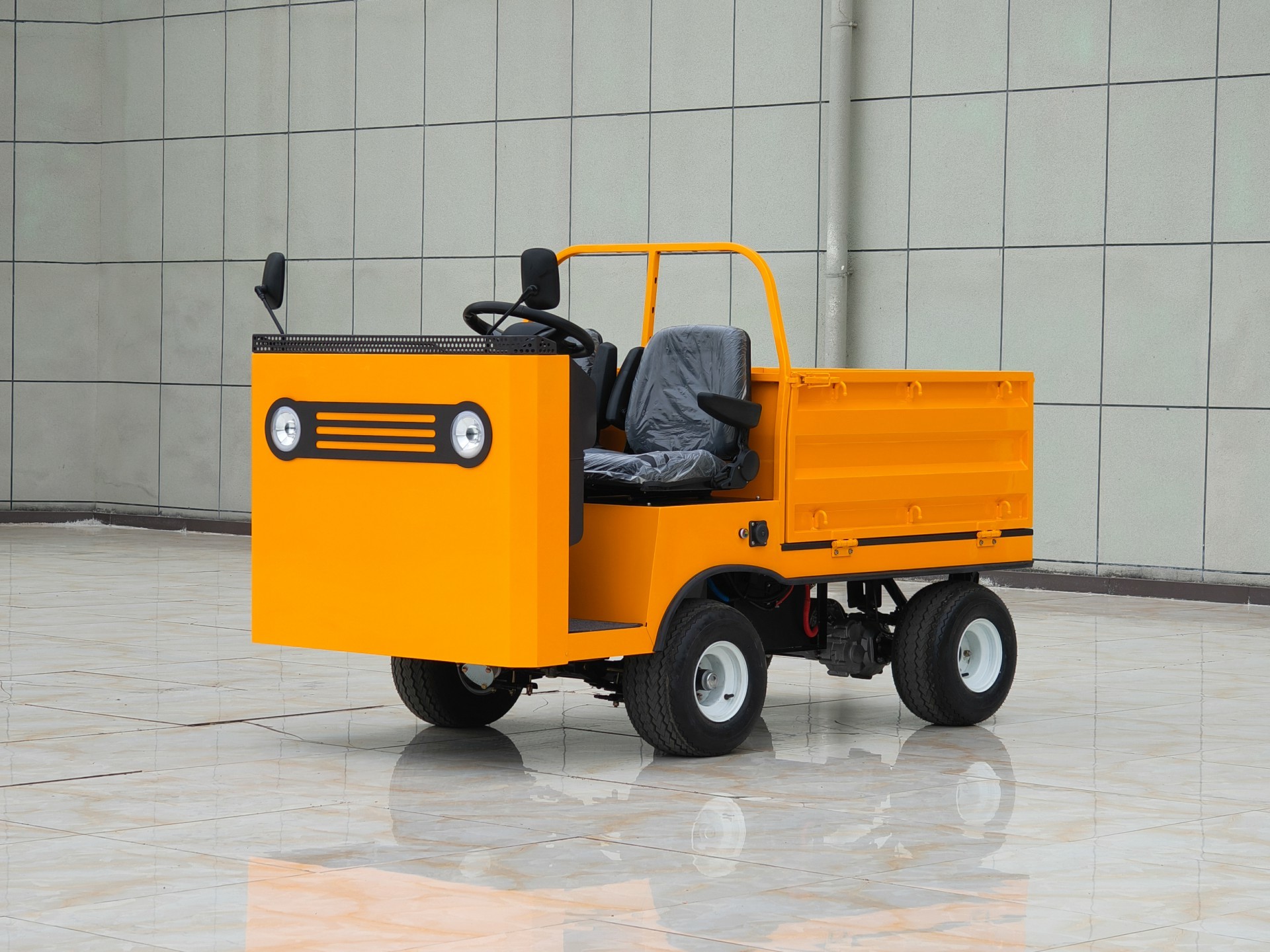 [Super-Small Cargo Basket Hand Truck Engineering Yellow]