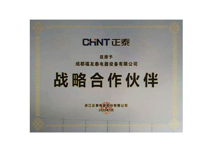 正泰戰(zhàn)略合作伙伴