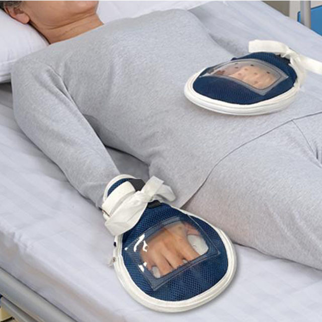 Restraint Mitt- transparent monitoring style