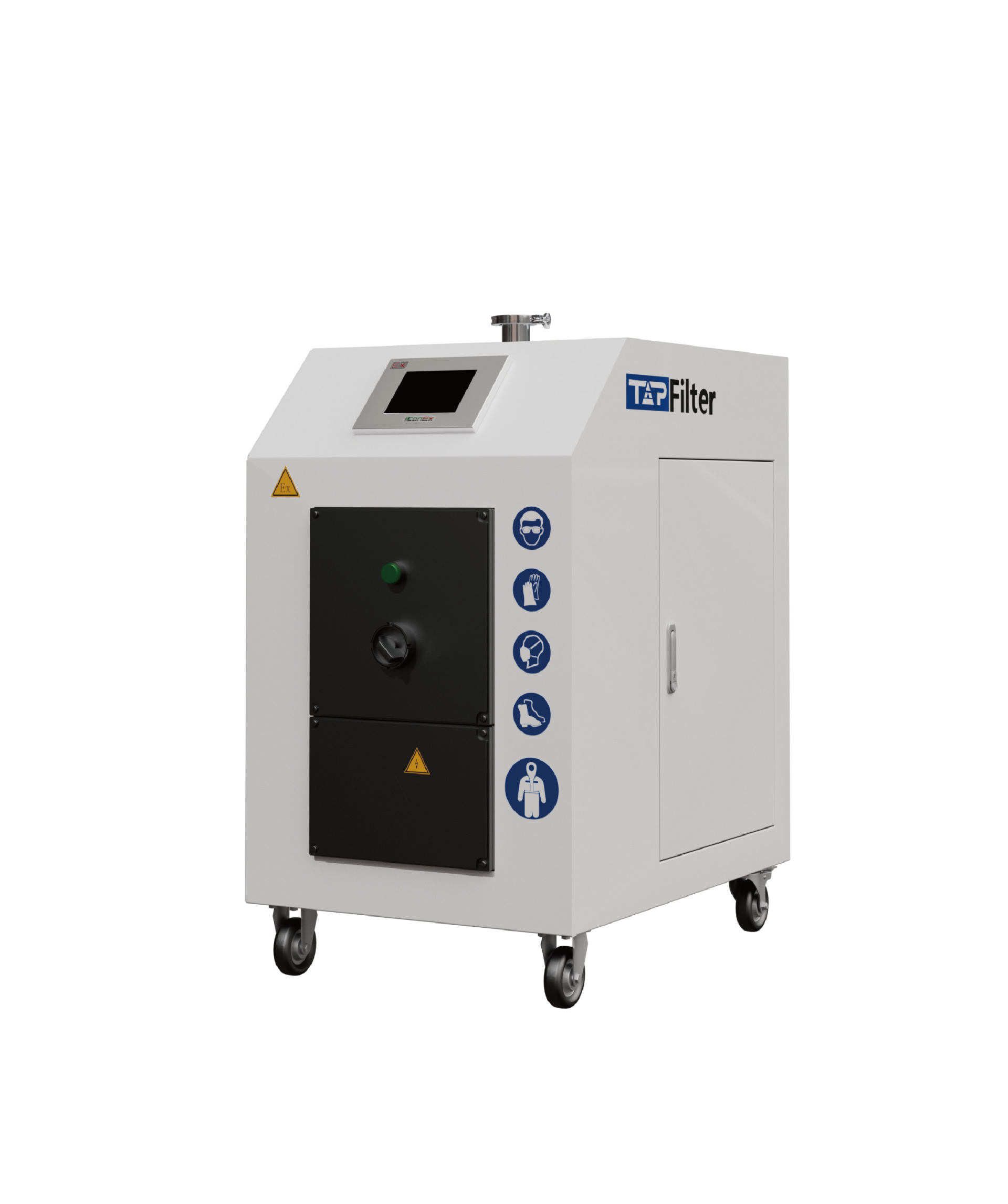 Explosion-proof inert powder feeder