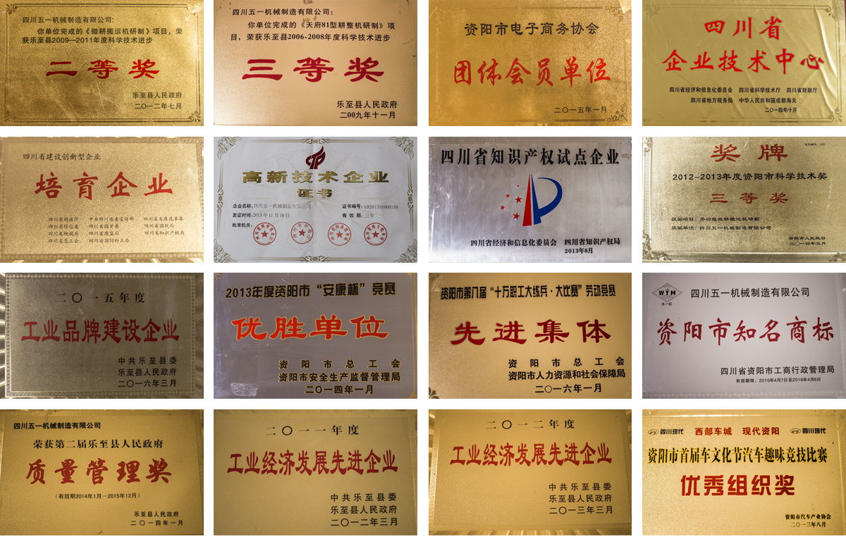 榮譽資質