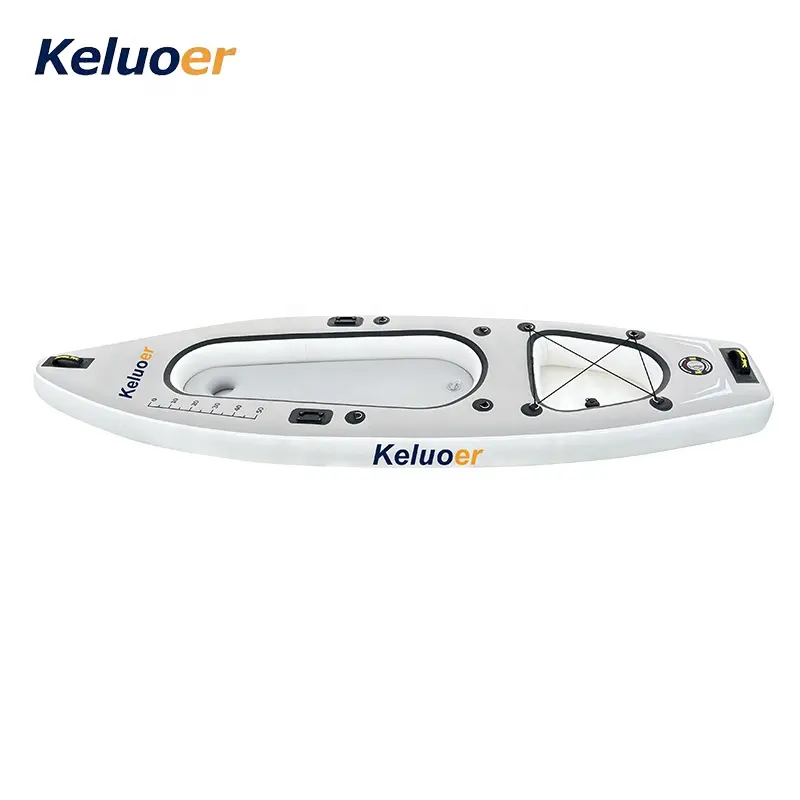 Collapsible Travel Canoe Inflatable Kayak Double Wall Material Fishing Boat Kayak