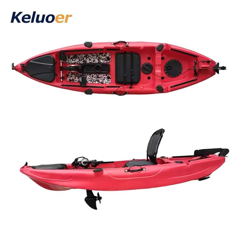 Molded boat plastic footrest drive fishing kayak sitting on top kayak plastic racing kayak