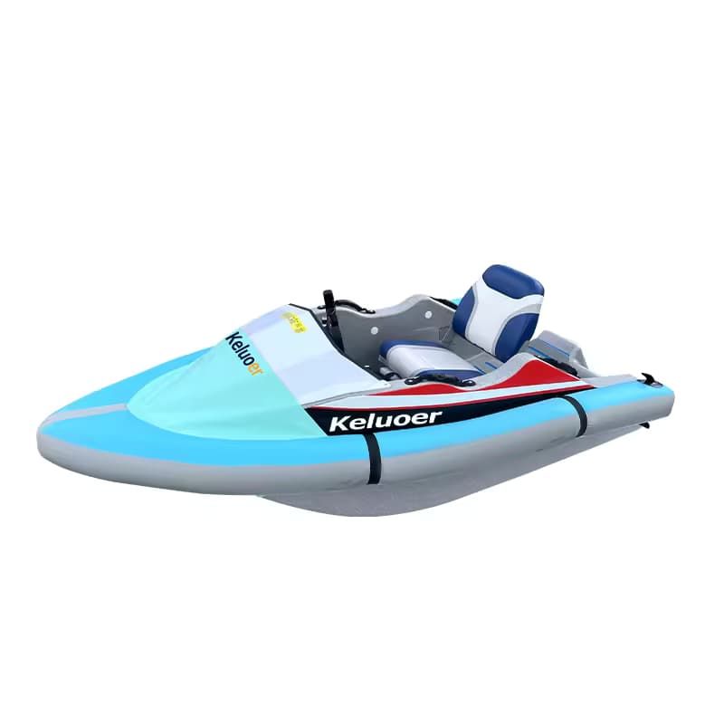 Three-element lithium battery boat, kayak, electric boat, high-speed small cruise electric jet wave boat