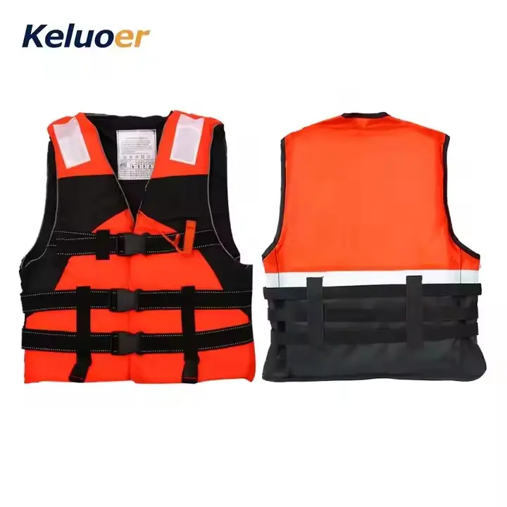 Safe water sports protection lifejacket pearl cotton oxford cloth waterproof swimming gear special price sale