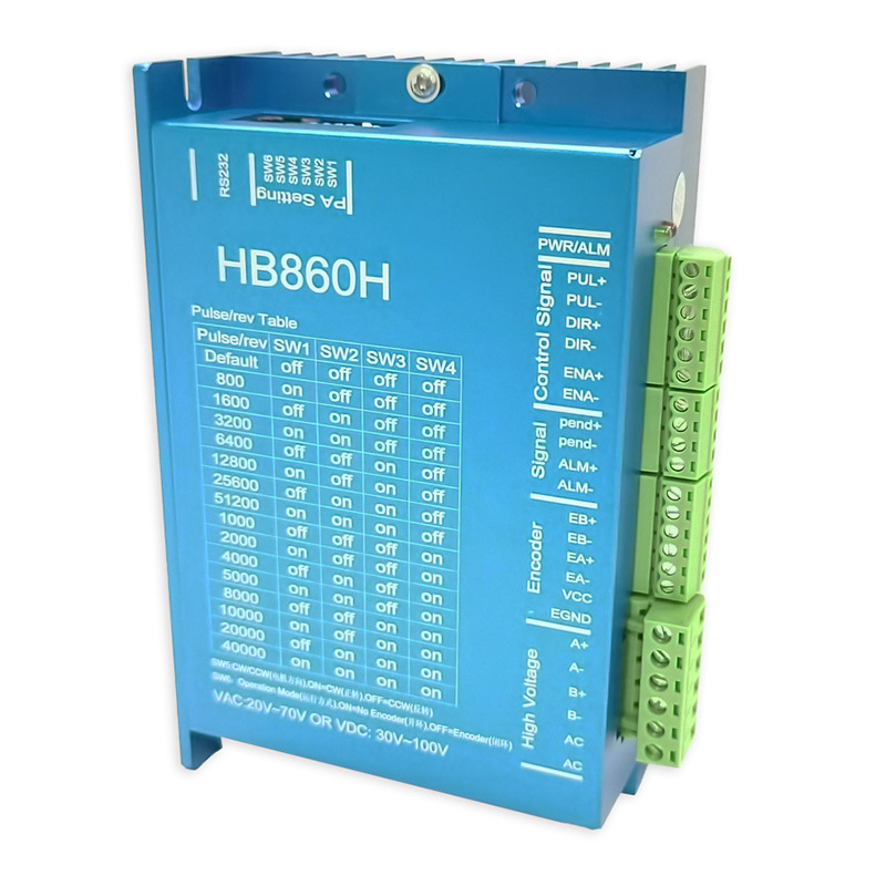 NEMA 34 CLOSED LOOP HYBRID STEPPER MOTOR DRIVER CONTROLLER 2 PHASE