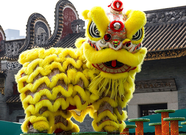 岭南非遗文化-舞狮