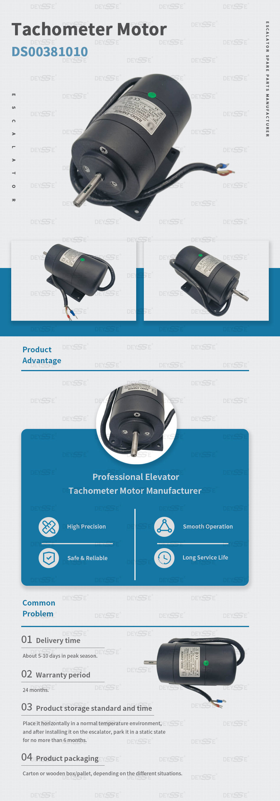 Elvator Parts Tachometer Motor TDPO.2LS-4