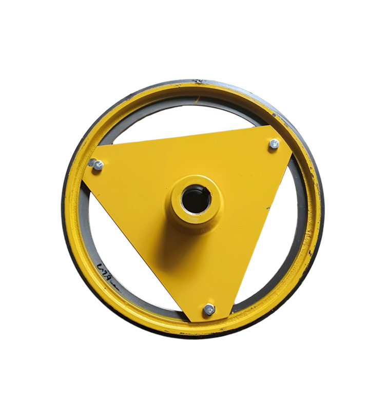 Escalator Traction wheel Friction Wheel  With Triangular Plate Diameter 460 mm Thickness 30 mm