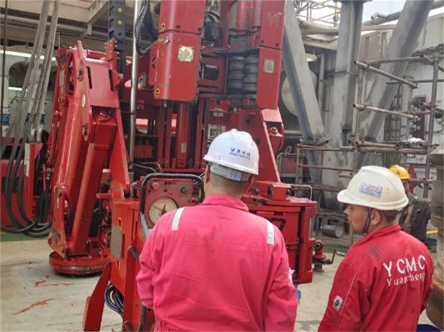 Iron drill major repair and debugging