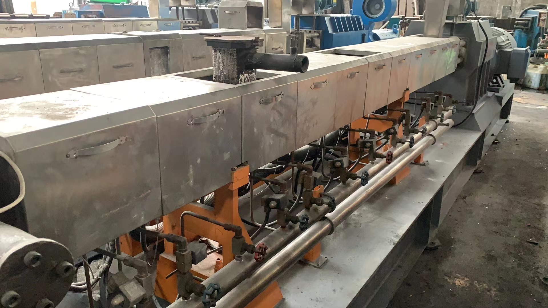 Used 75B twin-screw granulator plastic extruder plastic granulator