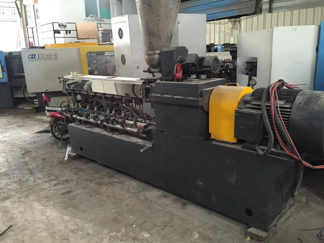 Used 50 parallel twin-screw granulator