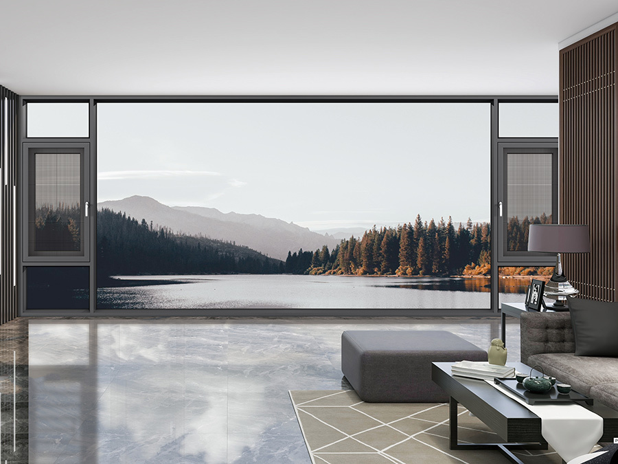 Premium 115A Broken Bridge System Casement Window