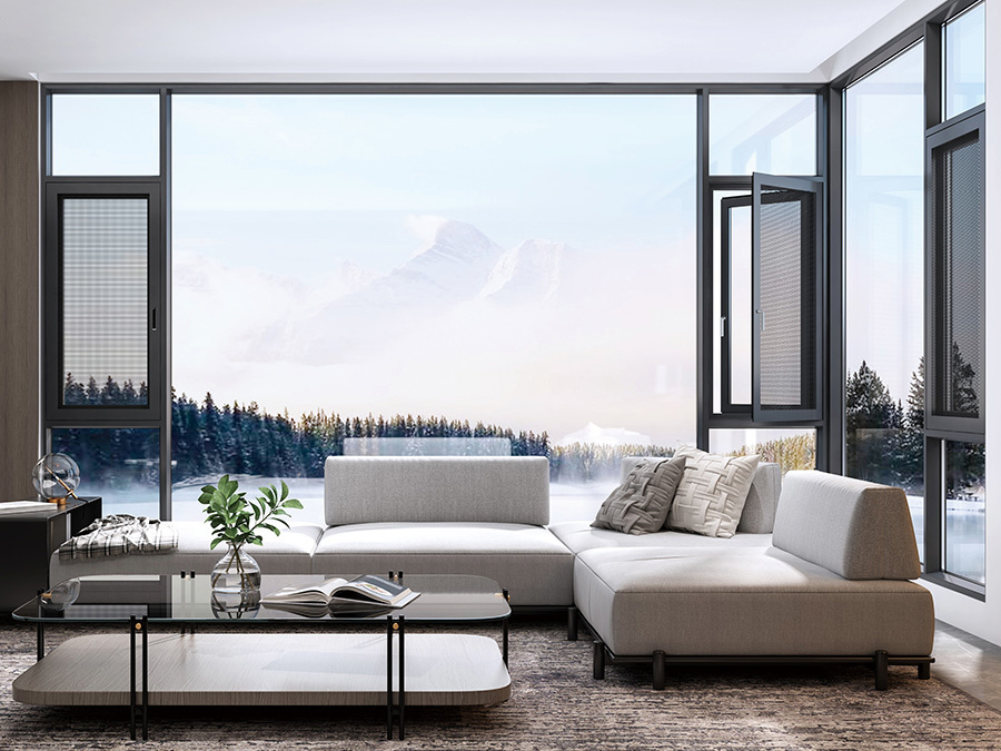 Guike 90A Integrated Screen Casement Window