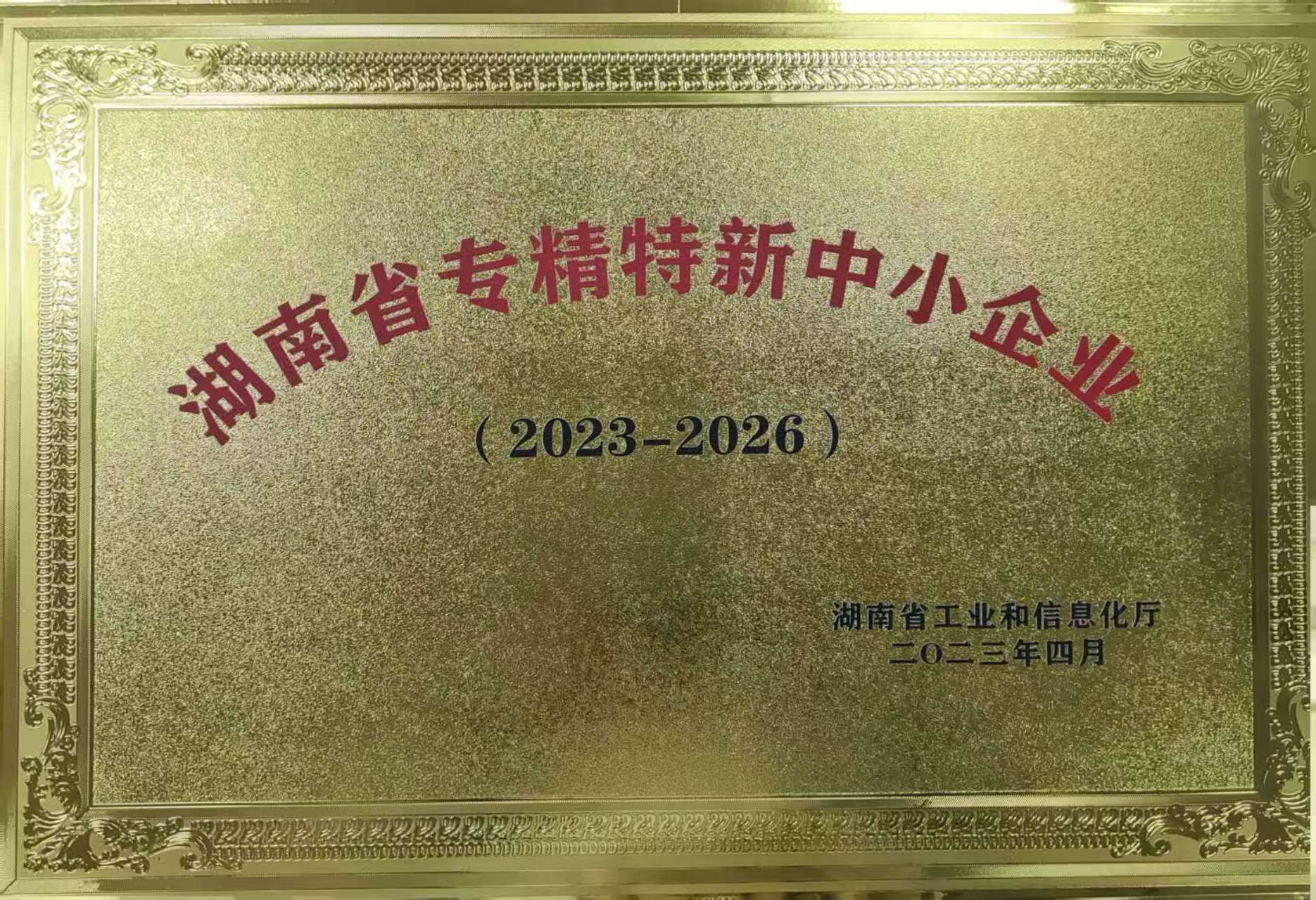 省专精特新中小企业