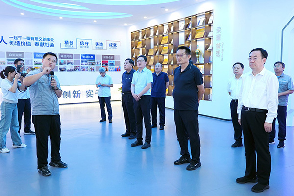 省政協(xié)副主席張新文蒞臨藍(lán)想環(huán)境參觀調(diào)研