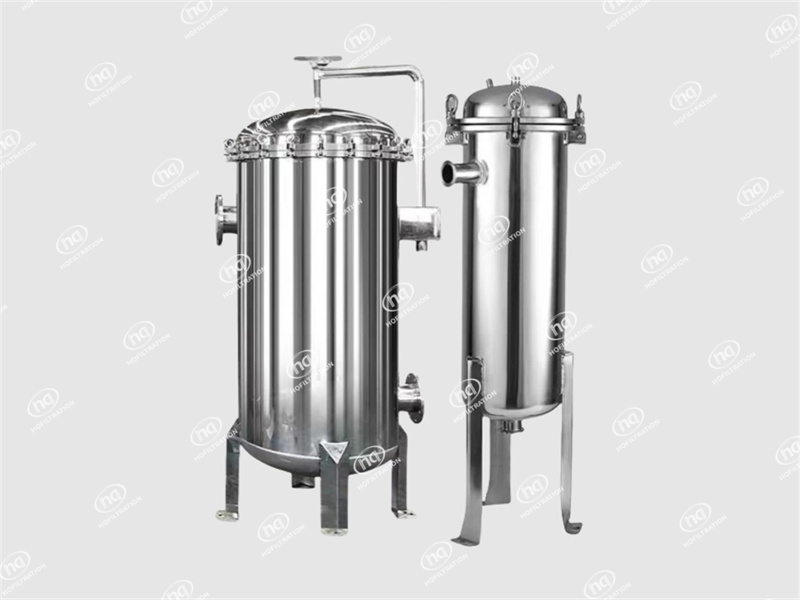 LFD-2-8P LFD-2-4P LFD-2-1P HQFILTRATION SS304,316L Bag Water Filter Purifier System Housing