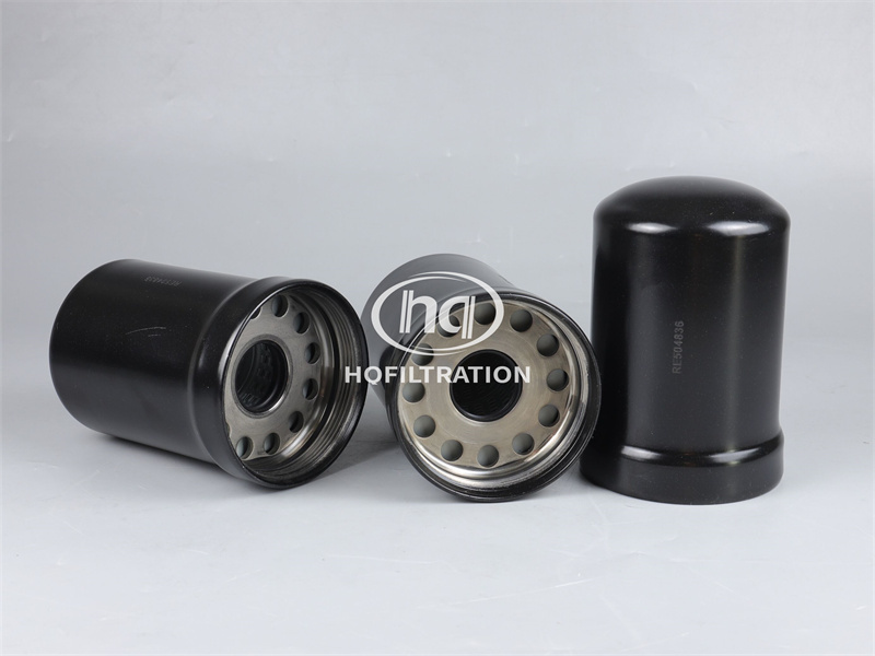 RE504836 HQFILTRATION Reemplazo del elemento del filtro de aceite del motor JOHN DEERE