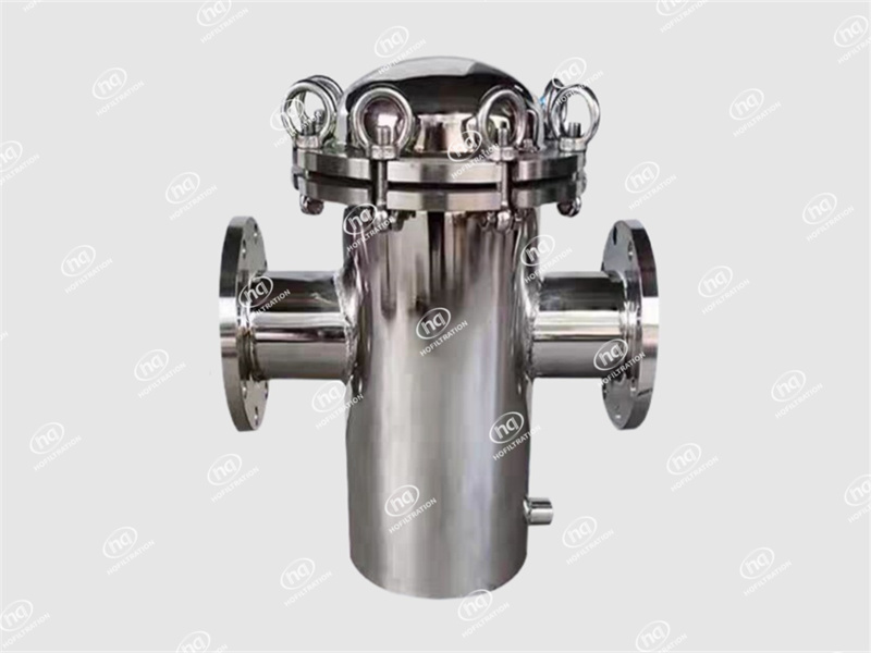 DN25-100 HQFILTRATION Basket Strainer Filter Housing Stainless Steel/Carbon Steel Basket Filters
