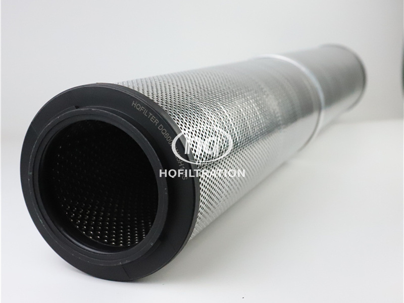 Sustitución del elemento filtrante de aceite de retorno hidráulico 707. DQ6803GA20H1.5C QF6806G25H1.0C HQFILTRATION