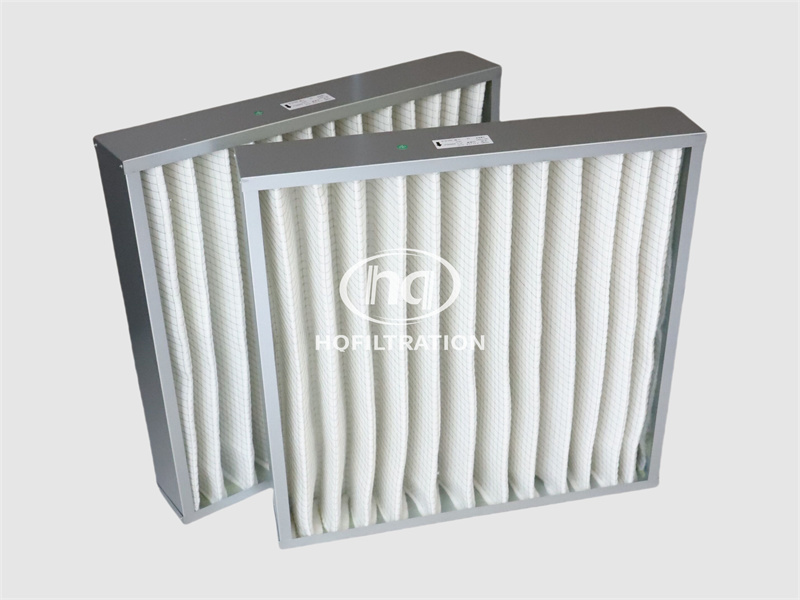 Elemento filtrante de fibra sintética G4 650x650x110mm HQFILTRATION Panel