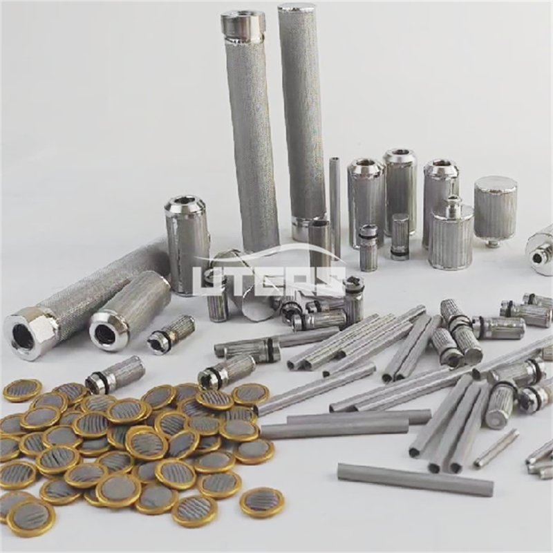 UTERS supply servo valve sintered tube filter tubing can be customized in various specifications