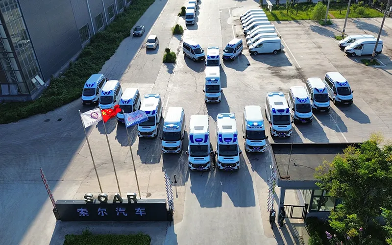 Delivery of 36 ambulances for Shanxi Medical Ethics Delivery of 36 ambulances for Shanxi Medical Ethics