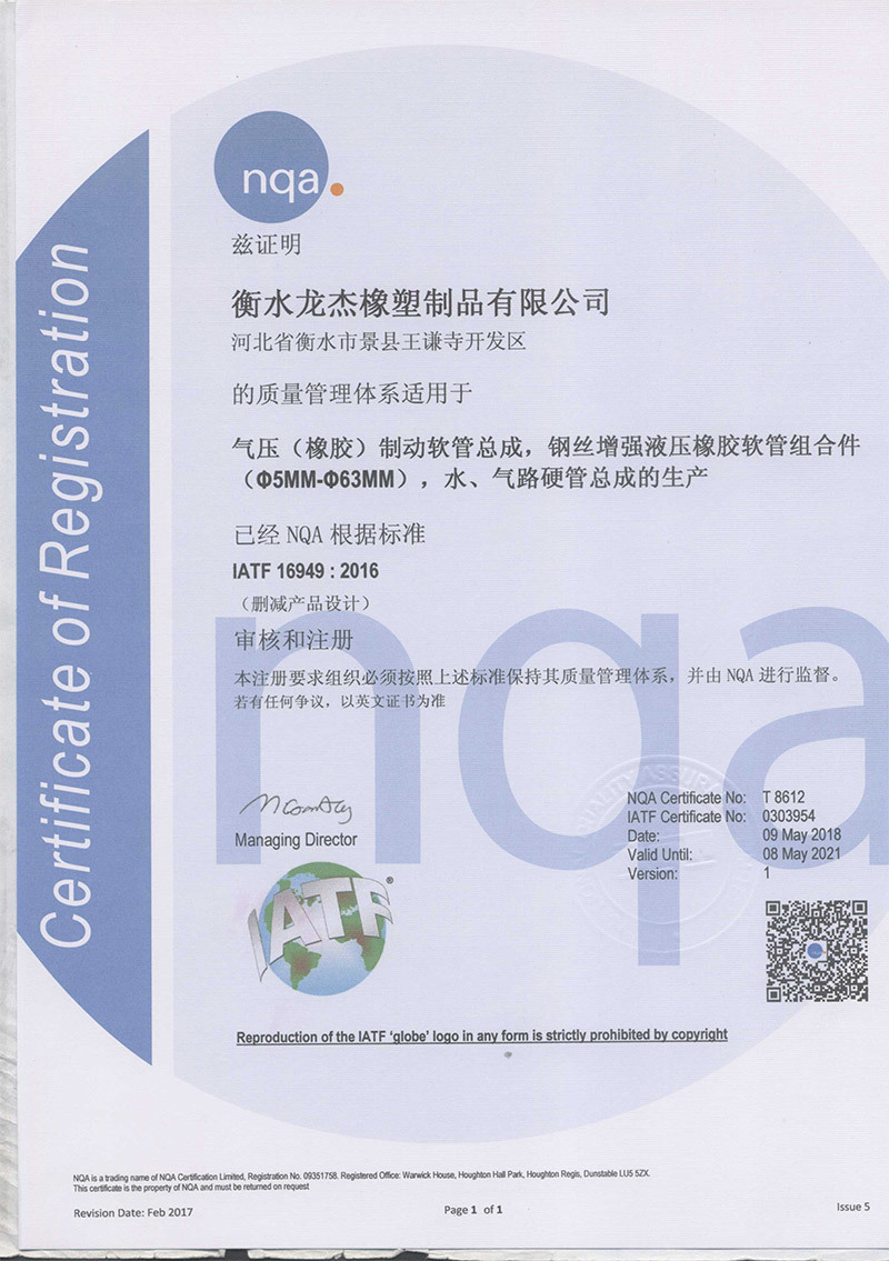Quality Management System Certification