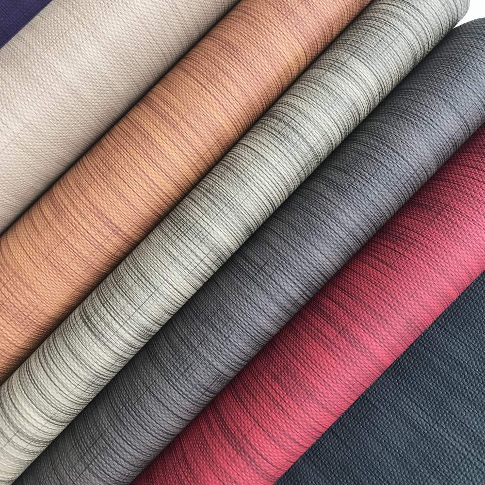Hot Sale Faux Leather Upholstery Fabric With Fish Scale Backing H12096
