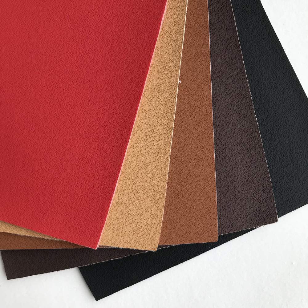 Sales Pinhole Pattern Embossed PU Solvent Free Synthetic Leather Suoxin H26007