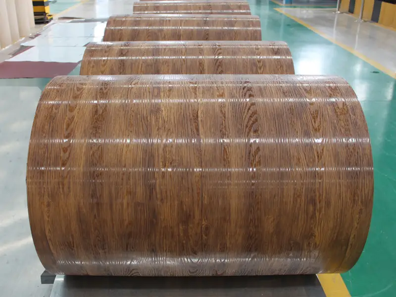 Fluorocarbon color coated sheet(wood grain)