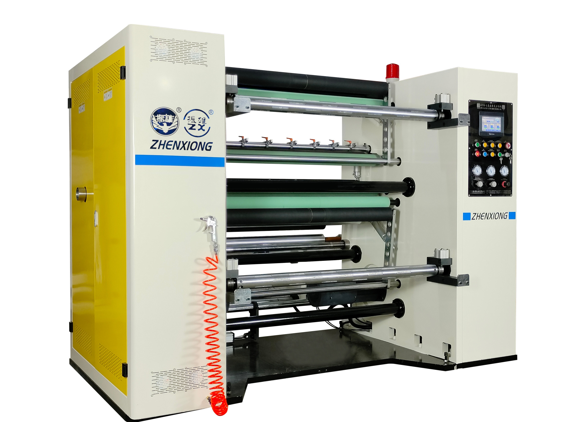 GFTW-1200E2 HIGH-SPEED LARGE DIAMETER SLITTING MACHINE HORIZONTAL MODEL