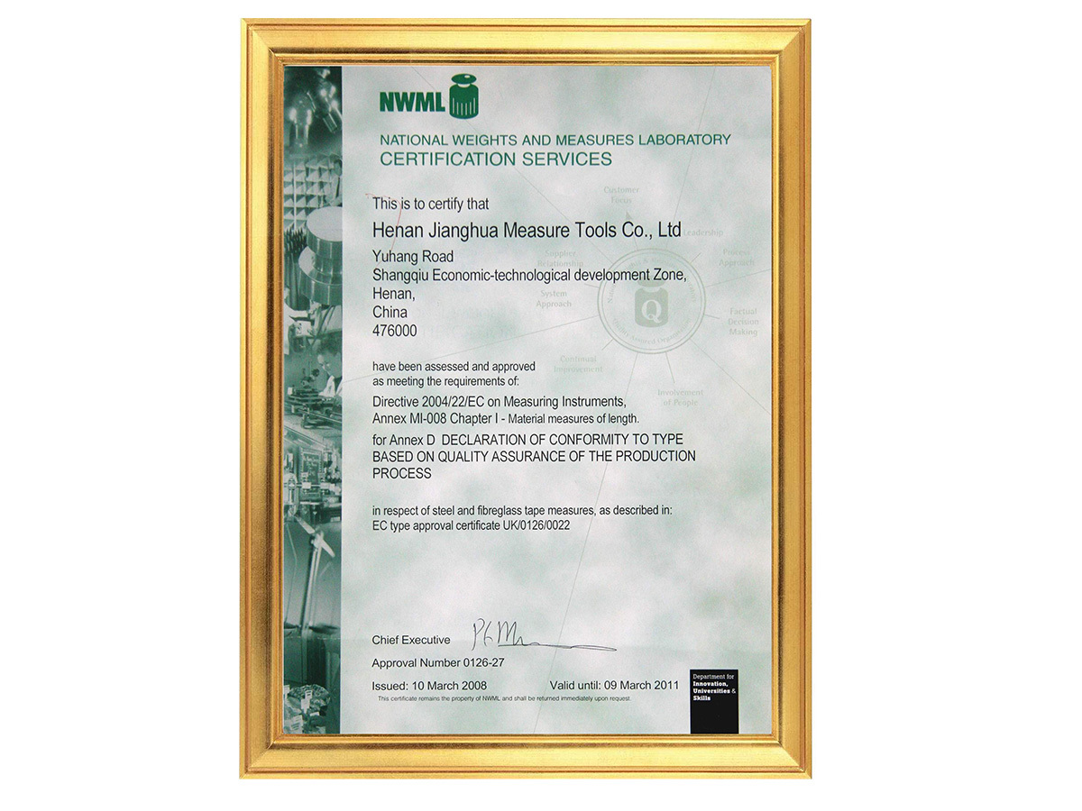 Certification