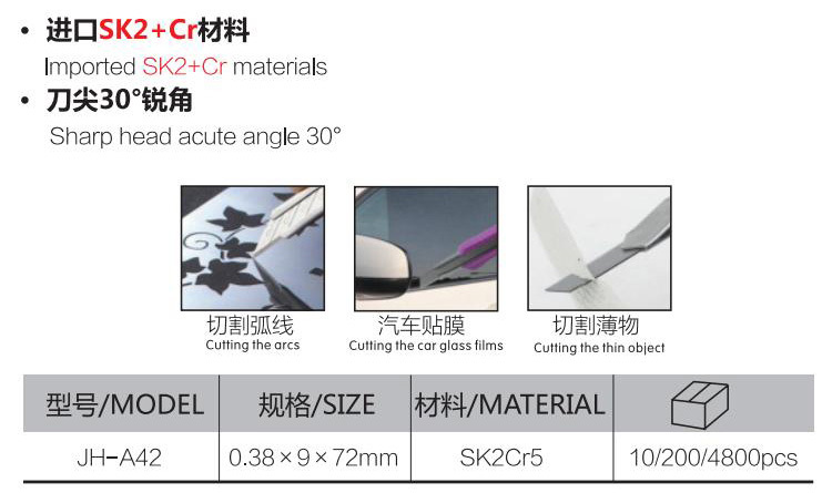 A42尖刀片