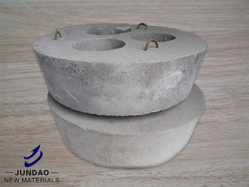 Electric furnace cover prefabricated block