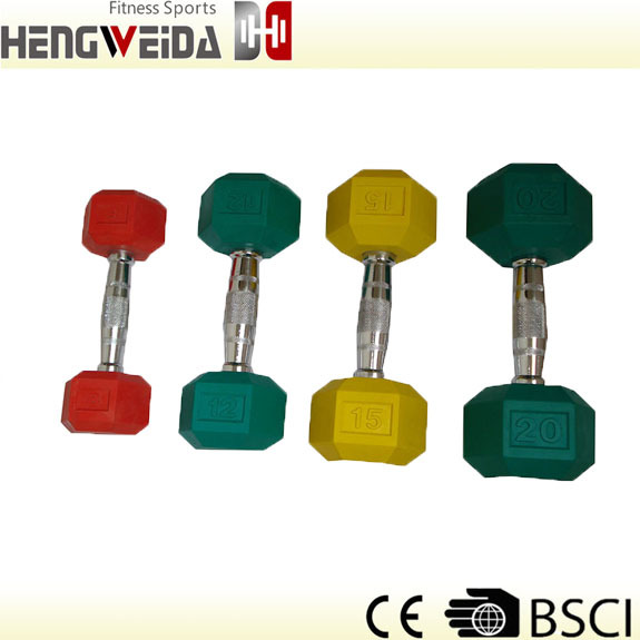 HWD2502-橡胶六角哑铃