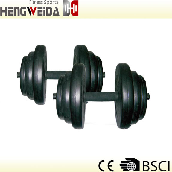 HWD3302-40磅水泥哑铃套装
