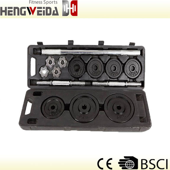 HWD3214-30公斤黑色涂漆杠铃套装