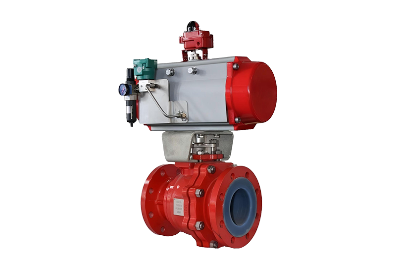 Fluorine Lined Ball Valve