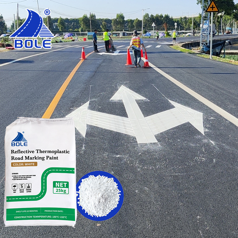 Fast delivery traffic paint thermoplastic road line paint BS3262 road marking paint