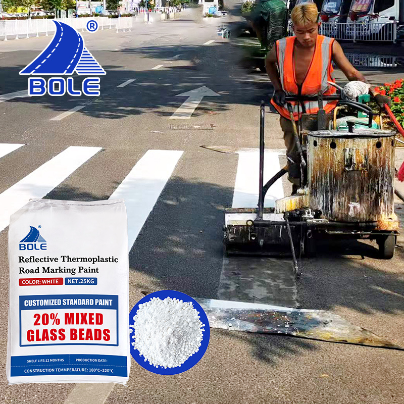 BS3262 road marking paint CE thermoplastic three minute quick drying road line paint