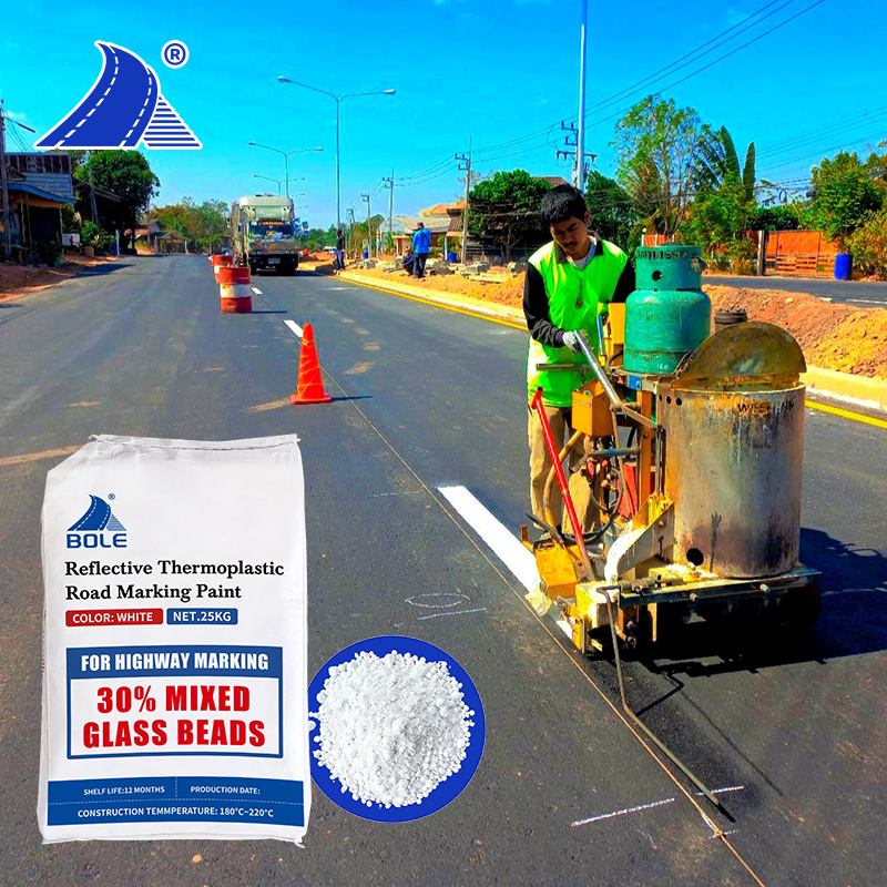 Vietnam popular thermoplastics road marking paint road painting line marking paint