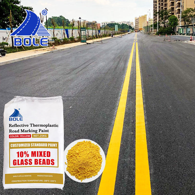 Quick drying marking highway reflective road paint