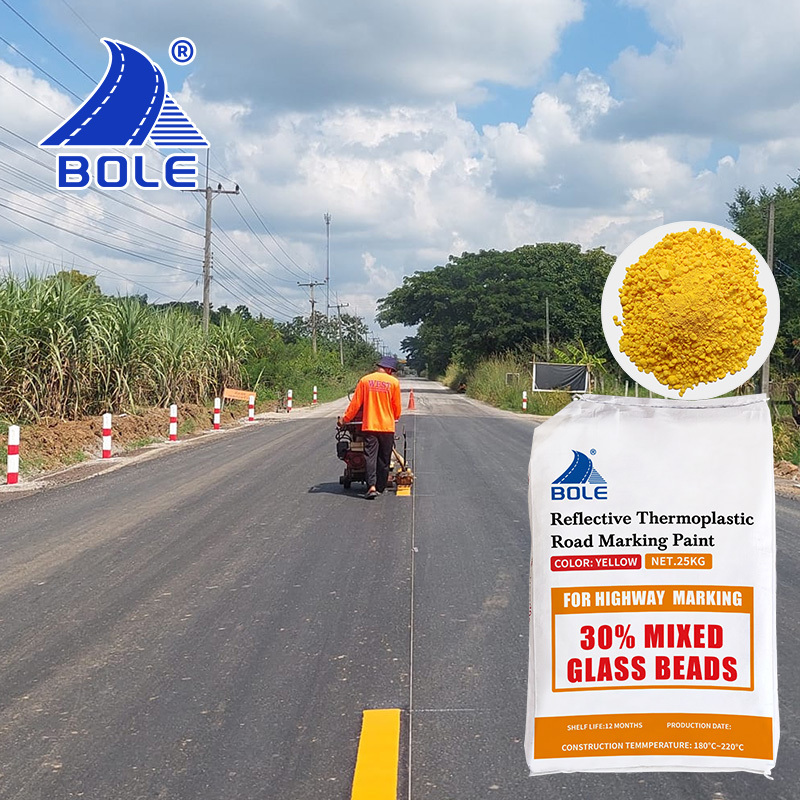 Factory price thermoplastic road marking paint highway reflective