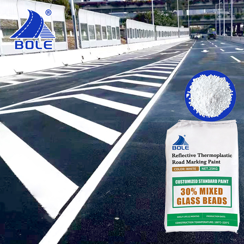 20% glass beads thermoplastic marking paint